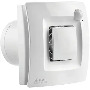 Aérateur Silent Dual Unelvent - 60 m³/h de débit permanent - Détection de présence et dhumidité - 7 W permanen pas cher