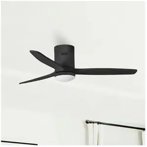 VENTYLY SKYLER Ventilateur de plafond Ø132 cm noir lumière pas cher