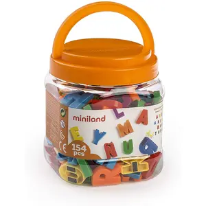 Miniland Lettres Magnétiques Majuscules 154 Unités pas cher