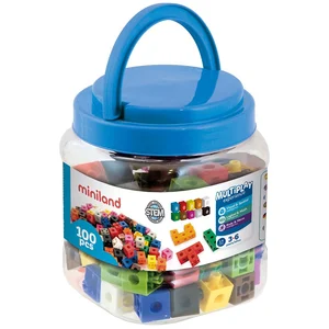 Miniland Miniland95210 Cubes en Pot, Multicolore pas cher