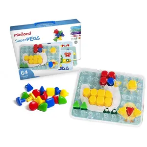 Miniland Malette De 64 Mosaiques Geante + Modeles pas cher