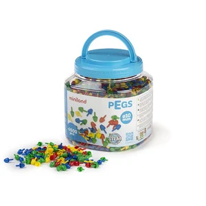 Miniland Miniland31810 10 mm Pinces à Linge dans Un Pot (2600-piece) pas cher