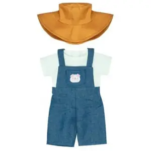 Miniland poppenkleding boer 38cm - educatief speelgoed set. pas cher
