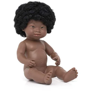 Miniland Fille africaine 38 cm avec syndrome Down 31069 pas cher
