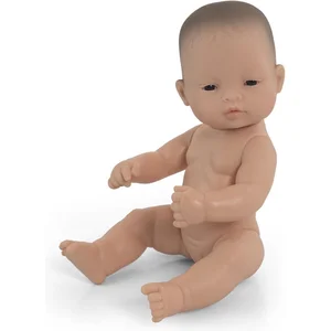 Miniland Babypop Aziatisch Meisje 32 Cm Blank pas cher