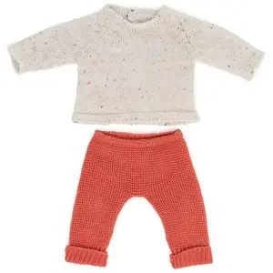 Miniland Ensemble Tricot : Pull Et Pantalon 38 Cm pas cher