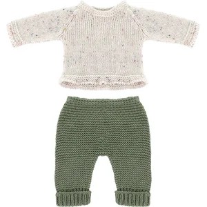 Miniland Ensemble De Vêtements Knitted Outfit 32 Cm Sweater&trousers pas cher