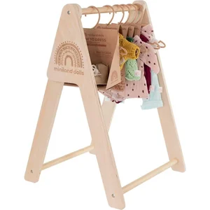 Porte-manteau en bois Miniland Dolls pas cher