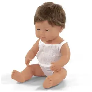 Pop Europese jongen met Down syndroom (38 cm) - MinilandVendu parbol