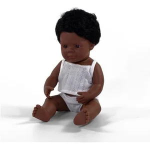 Miniland 31159 - Bébé (garçon afro-américain) 40 cm pas cher