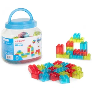 Miniland Blocs Translucides 55 Unités pas cher