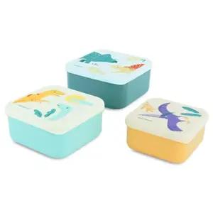 Miniland brooddozenset lunchboxen Jurassic voor kinderen BPA-vrij. pas cher
