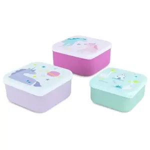 Miniland lunchbox set - stapelbare brooddozen voor kinderen BPA-vrij. pas cher