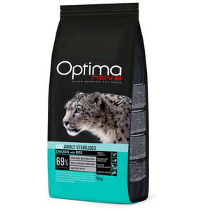 6kg Optimanova Sterilised croquettes pour chat pas cher