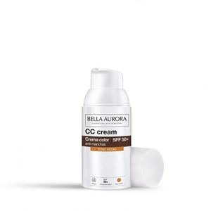 Spots anti-brun correctifs CC Cream Bella Aurora 2526112 Tone moyenne 30 ml pas cher