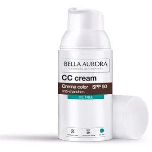 BELLA AURORA Cc Cream Anti-Manchas Oil Free Spf50 30 Ml pas cher