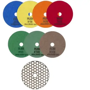 RUBI 62975 Disco Flexible Diamantado Para Pulir 100 mm Grano 1500 pas cher