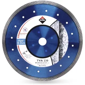 Disque de diamant RUBI TVA TURBO Viper · Coupes à sec (180 mm)