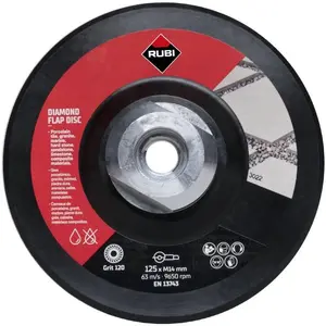 Rubi Flap Disc 125 mm Korrel 100/120