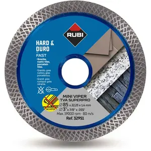 Rubi Diamantschijf 85 mm TVA MINI TURBO VIPER 85 x 22,2 mm