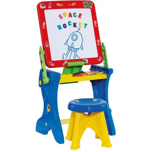 Comparateur de prix : Jouet - MOLTO - Tableau enfant - Magnétique et bureau - Rouge/Bleu