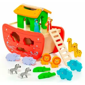 Moltó Cube D'activités En Bois Molto - Molto - 5 Pièces - Multicolor - Bébé pas cher