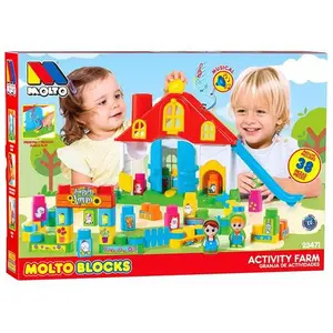 Jouet - MOLTO - Ferme d'activités Molto Musical - Multicolor - Piles - 38 pièces différentes pas cher