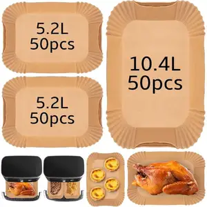 LABLANC 150 Pièces Papier Cuisson Air Fryer pour Ninja Foodi Flex Air ... pas cher