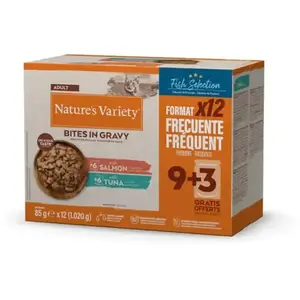 Lot économique : 48 X 85 g Nature’s Variety Bouchées en sauce (2 varié... pas cher