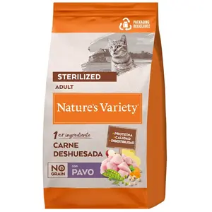 Nature's Variety No Grain Sterilised dinde pour chat - 3 kg pas cher