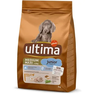 Ultima Nourriture pour chiens Junior avec poulet et riz - 3000 g pas cher