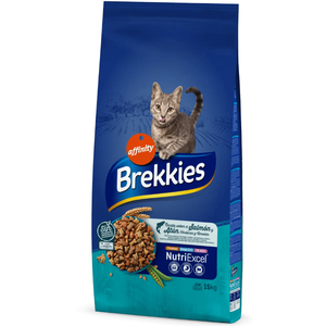 15kg Brekkies poisson - Croquettes pour chat pas cher