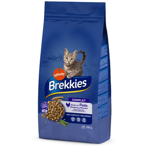 15kg Complete Affinity Brekkies - Croquettes pour chat pas cher