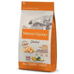 Comparateur de prix : Nature's Variety Selected - Croquettes pour Chats Junior - Sans céréal...