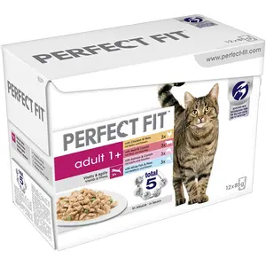 12x85g PERFECT FIT - Pâtée pour chat pas cher