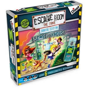 Diset Escape Room Junior : Travaillez En équipe Et Résolvez Les énigmes (jeu De Société) pas cher