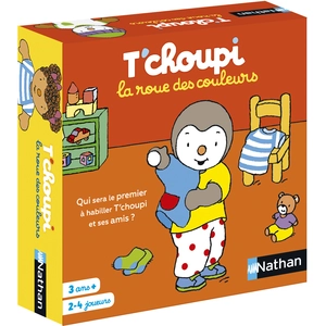 Jeu éducatif Nathan La roue des couleurs T'choupi pas cher