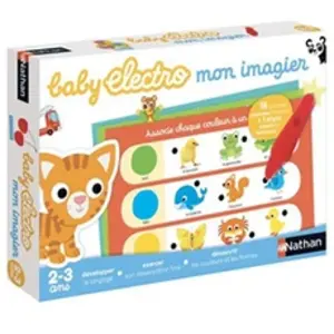 Jeu éducatif électronique - NATHAN - Nathan Baby Electro - Blanc - Multicolore - Enfant pas cher