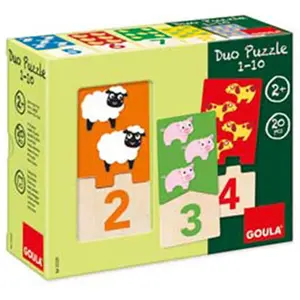 Jumbo Puzzle Duo 1 à 10 Goula pas cher