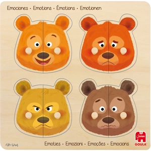 Jumbo Goula Puzzle à encastrement Émotions (8 pièces) pas cher