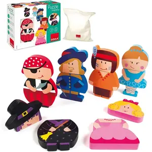 Jumbo Puzzles personnages magnétiques Goula pas cher