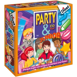 Jeu de cartes Parti Junior & Co - Diset - 5 catégories de quiz - Pour enfants de 3 ans et plus pas cher