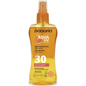Body Zonnebrandspray Babaria Solar Aqua UV SPF 30 (200 ml) pas cher