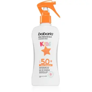 Babaria, Crème solaire, Unisex Kids Spray SPF50 200ml Vaporizer - Blac... pas cher