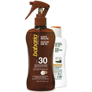 Sun Protection Set Babaria Spf 30 2 Pieces pas cher