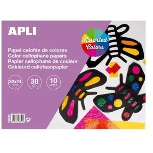 APLI Bloc papier cellophane 32x24cm pas cher