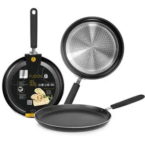 Poêle à crêpes - IBILI - Fusion - 22 cm - Aluminium - Antiadhésif - Compatible induction