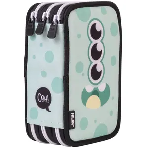 MILAN® Trousse 3 étages avec contenu série spéciale Aliens, vertVendu pardressinn