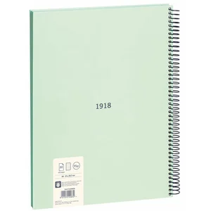 MILAN Cahier - A4 - Avec Spirales - Lignes - 80 Feuilles - Couverture Rigide - Vert pas cher