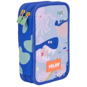 Milan Trousse à Crayons Odyssey Special Series Double étage Remplie pas cher